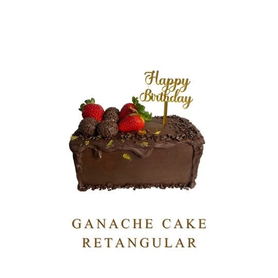 Ganache cake retangular